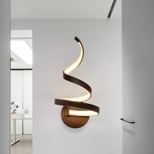 Modern Spiral Shaped LED Wall Lamp - Sage Design Group - Annette C. Sage, CEO