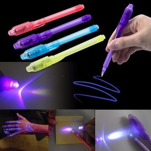 2-in-1 UV Black Light Combo Invisible Ink Pen - Sage Design Group