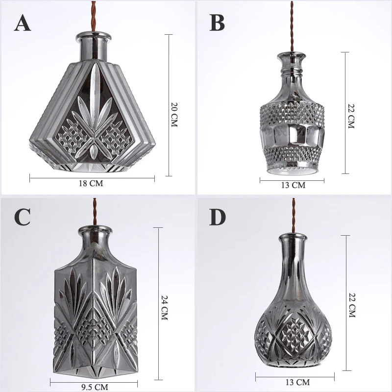 Elegant Cut Glass Bistro Decanter Chandeliers - Sage Design Group - Annette Sage, CEO